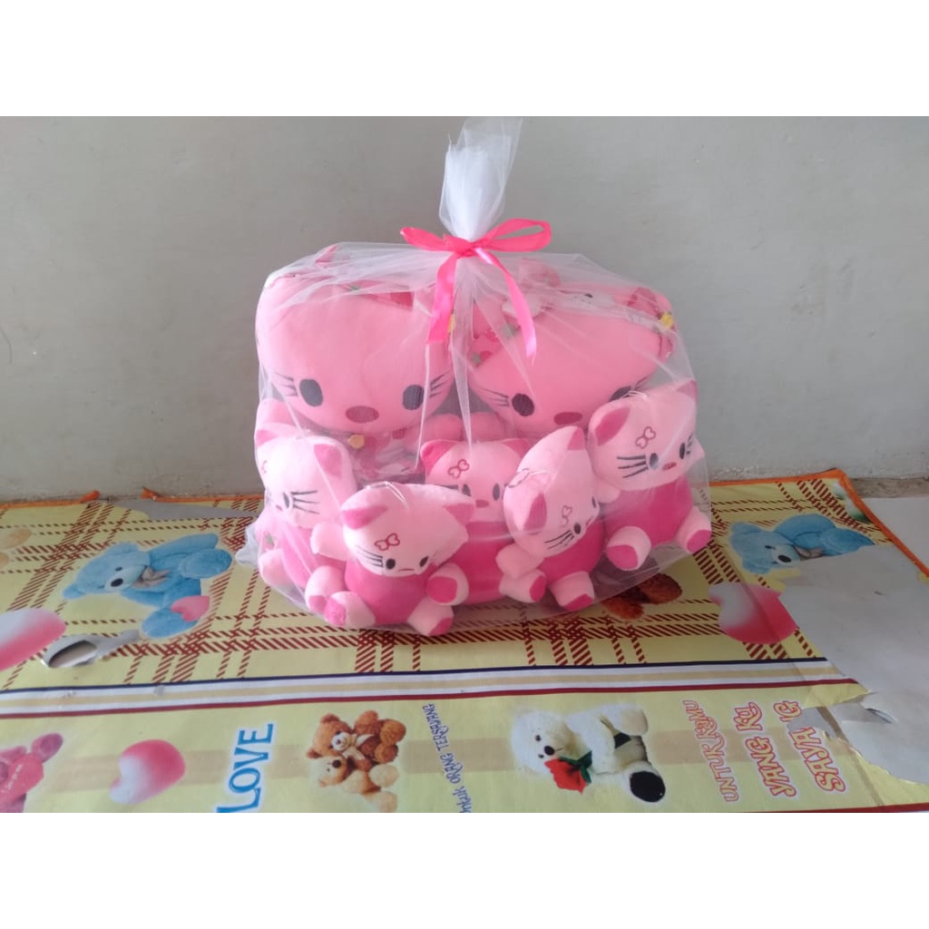 BISA COD boneka hello Kitty beranak induk 2 anak 5