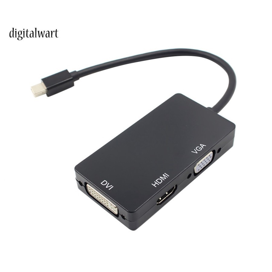 minidisplay port converter to vga hdTV dvi 3in1 support Mac