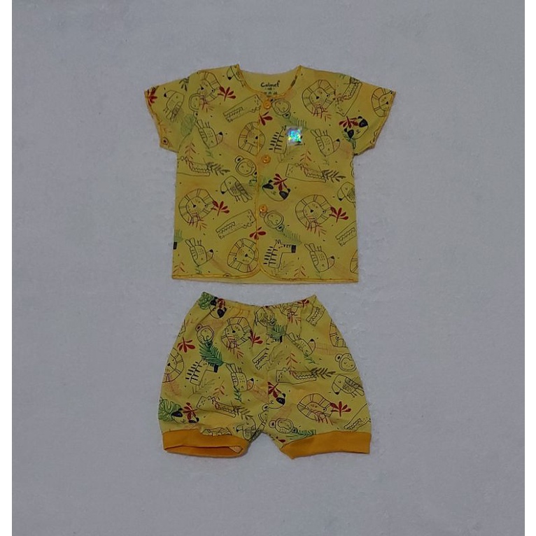 setelan pendek newborn merk calmet