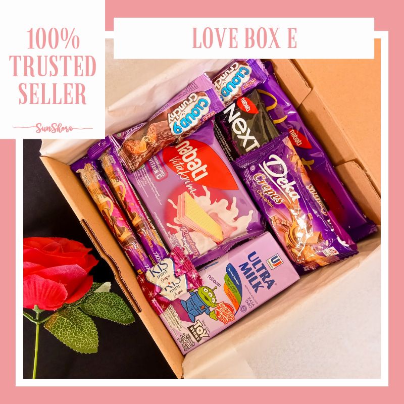 

Love Box E || SnackBox Purple Series || by Keranjang Gift