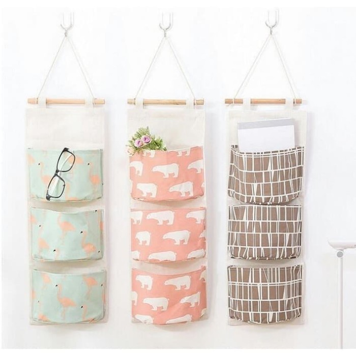 Pouch gantung 3 SEKAT Storage bag gantung SALUR