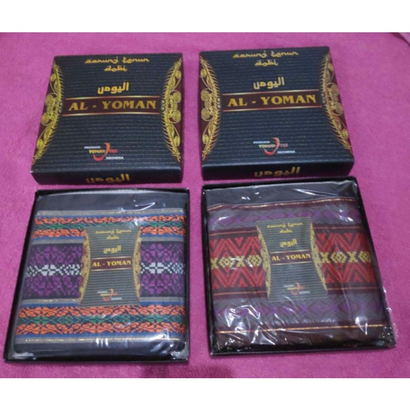 SARUNG DEWASA AL YOMAN MOTIF BATIK SONGKET BAHAN CAKEP MODEL KEREN NYAMAN DIPAKAI HARGA MURAH