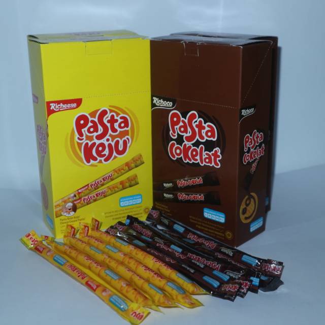 Jual Richeese Pasta Keju Coklat Isi Pcs Gr Shopee Indonesia