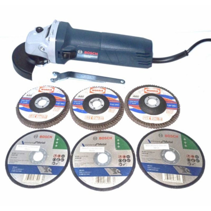 Paket Mesin Gerinda Tangan Bosch GWS 060 + Mata Cutting 4&quot;