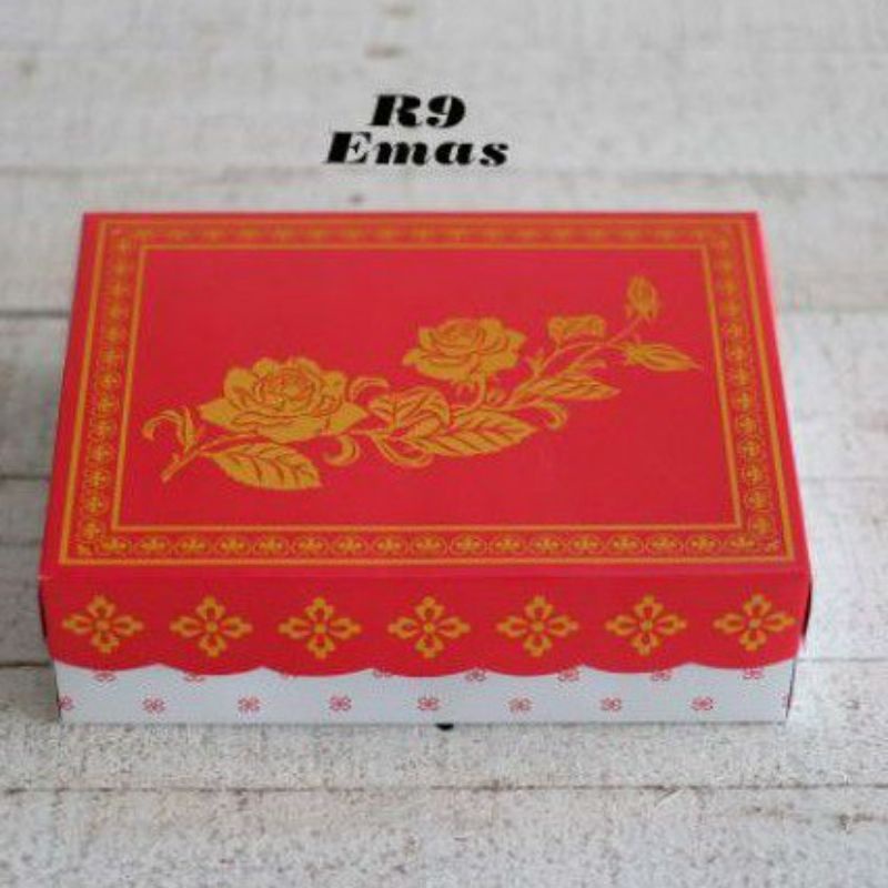Box nasi/Kotak nasi/mawar emas 23X17X7