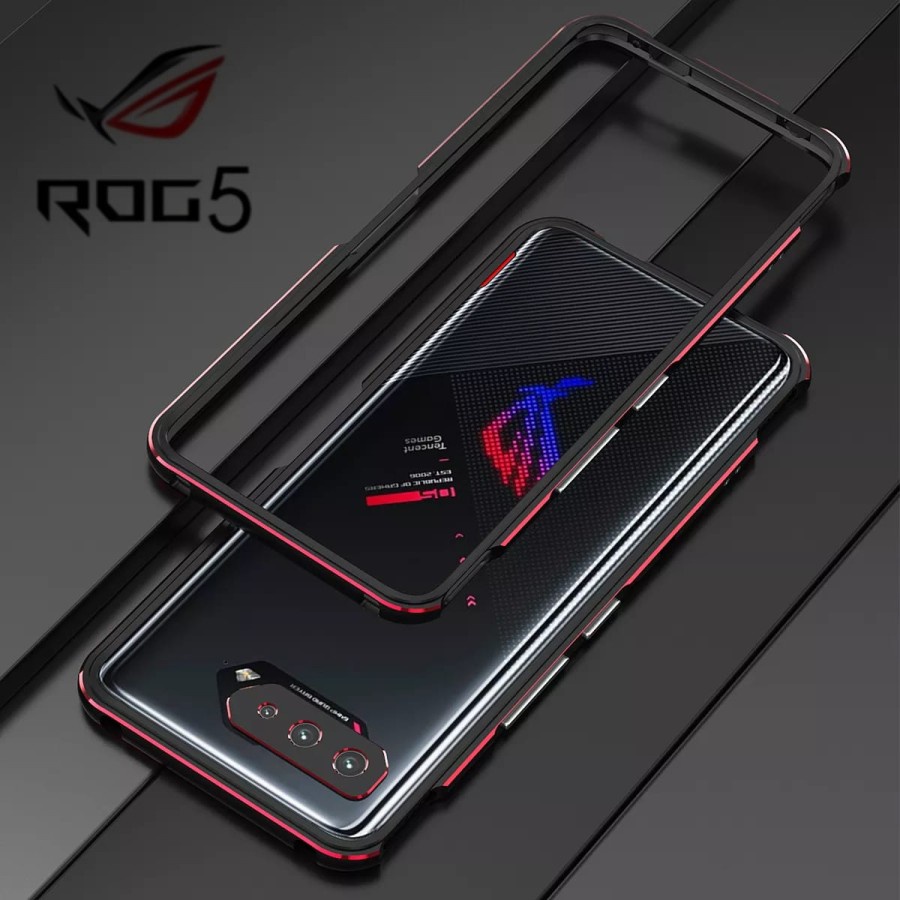 Case Asus Rog Phone 5 ZS673KS Bumper Alumunium Metal Frame Hardcase Original