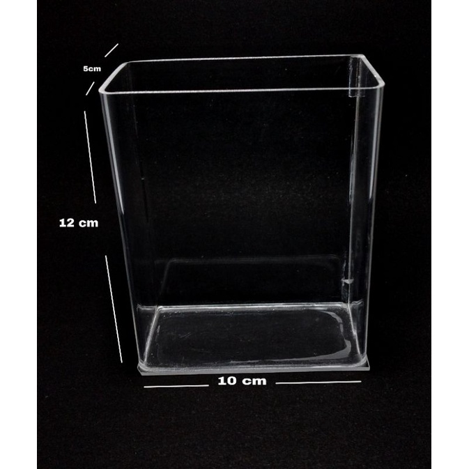 Soliter Akrilik / Soliter Selfie Ukuran P10×L5×T12 cm Full Bening Murah