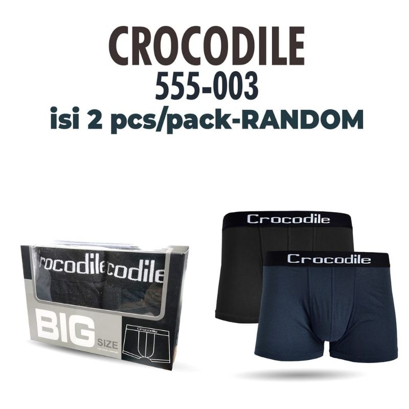 Crocodile CD boxer Brief katun 555-003 Multi Warna in 2Pcs