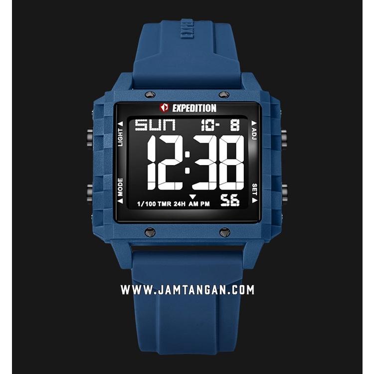 Expedition E 6817 MH RIGBABU Digital Dial Blue Rubber Strap