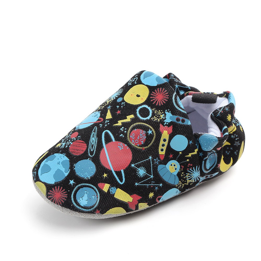 HappyOliver PLANETS Sepatu prewalker bayi dan anak perempuan newborn 0-18 bulan