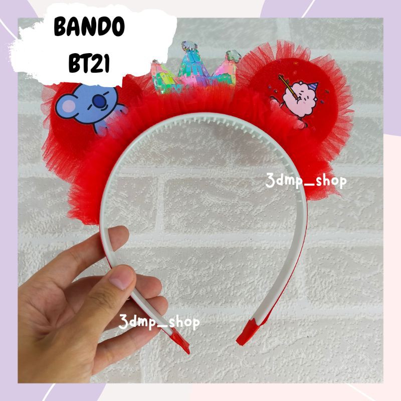 Bando bandana bt21 bts kpop cooky tata chimmy koya rj shooky