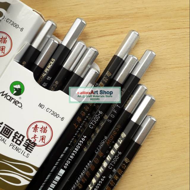 Pensil arang / Marie's Pensil Charcoal / Arang Soft C7300-6