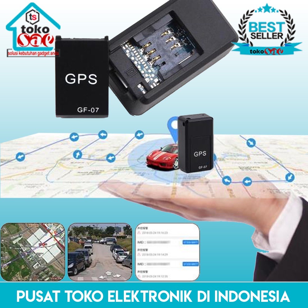 Jual GPS GF-07 Alat Pelacak Lokasi Tracker Locator Real Time Alat ...