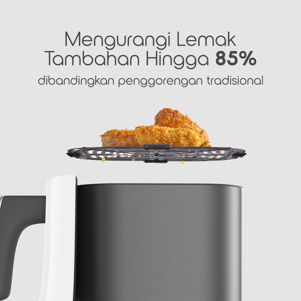 ELEK175 NORGE AIR FRYER NG-AF25 ALAT PENGGORENGAN TANPA MINYAK