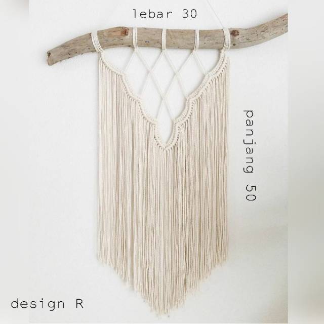 Hiasan dinding macrame / wall hanging makrame rajut decor