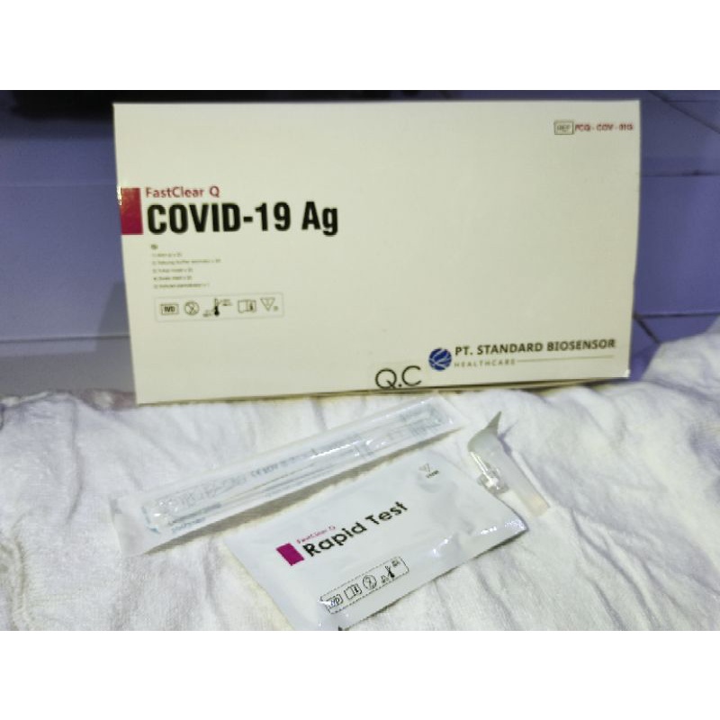 Swab Rapid Tes Antigen / Alat Rapid Tes Swab Antigen Mandiri AKL Original PCS
