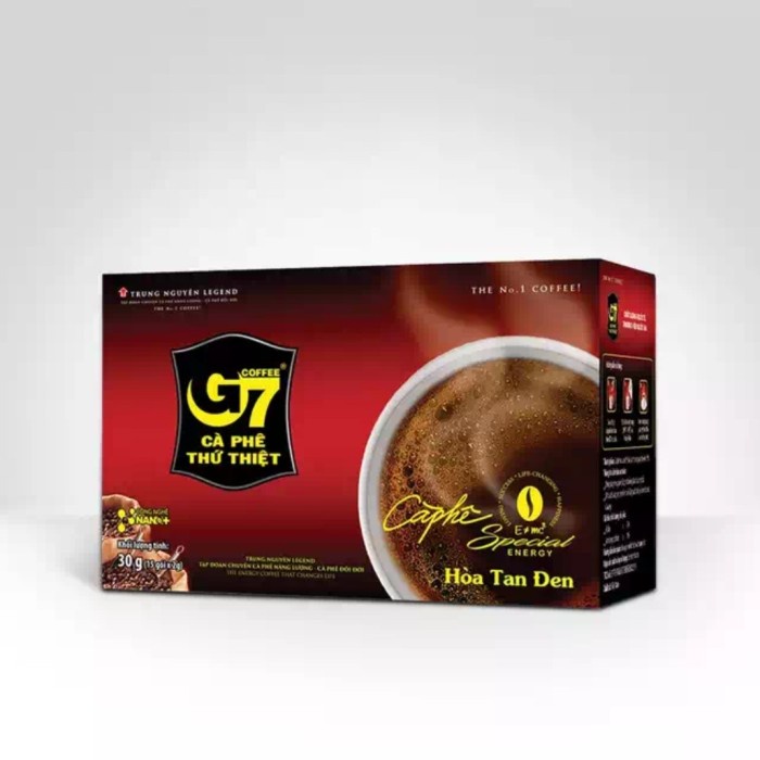 

(BISA COD) Kopi Vietnam G7 Trung nguyen black isi 15 sachets