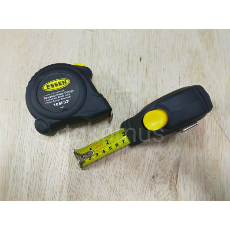 METERAN/ ROL METER ESSEN + KARET 10 M BERKUALITAS