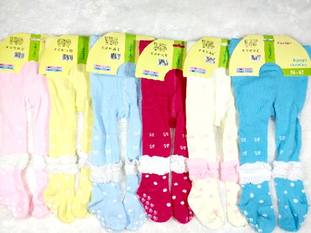 1 Pcs Legging Gerber Renda  Anak Perempuan Lucu Size 0-6 /6-12 Bln