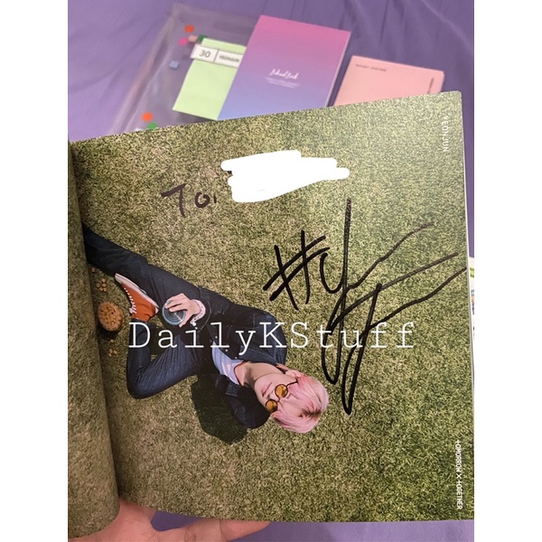 [BOOKED] Official Album TXT Signed Fansign Yeonjun Minisode:1 AR