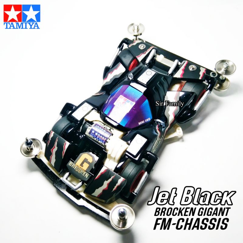 Rep Tamiya STO Brocken Gigant Jet Black Dan Jet Red Special Edition _ Mainan Mobil Tamiya mini 4wd s