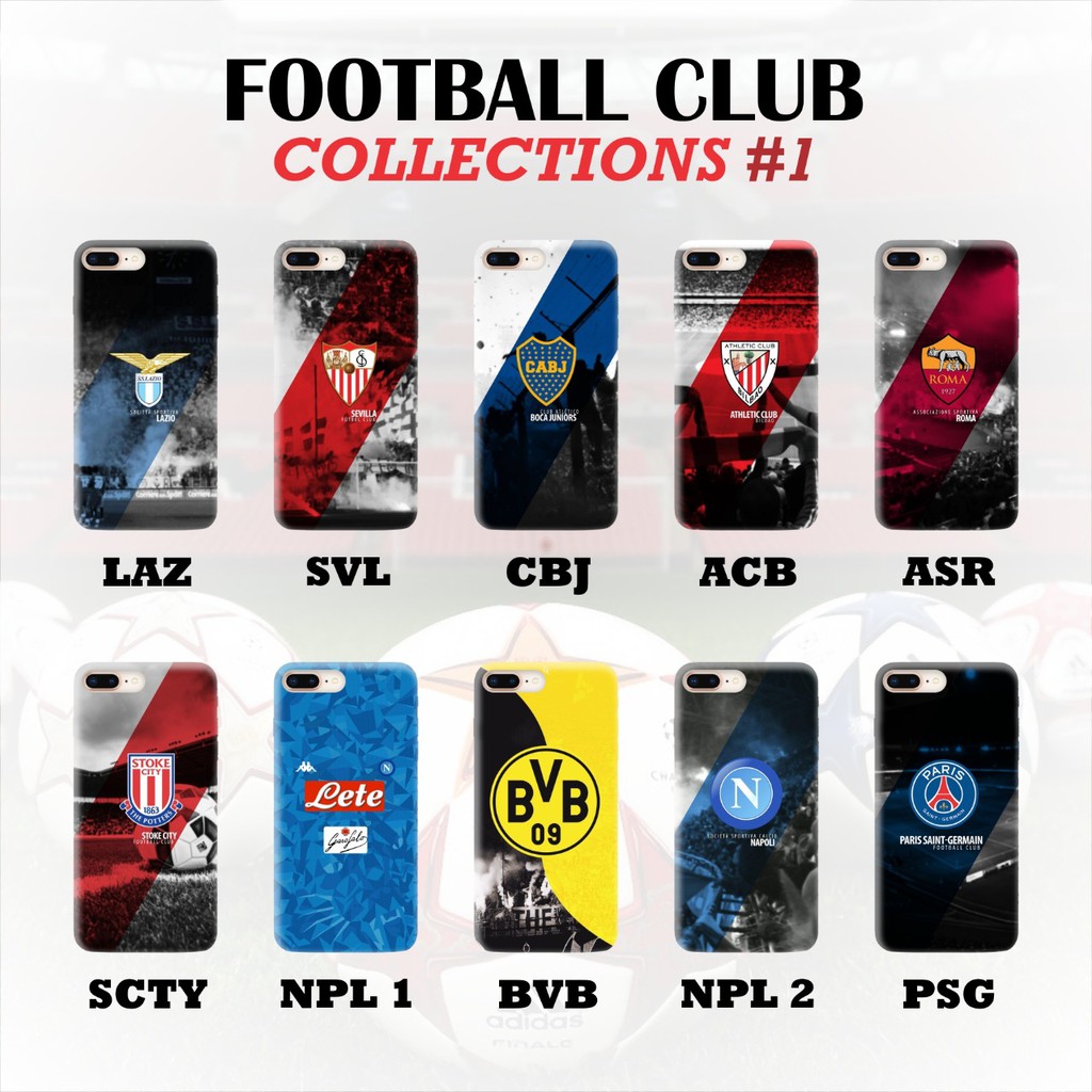 ready stok FOOTBALL CLUB 1 case all type