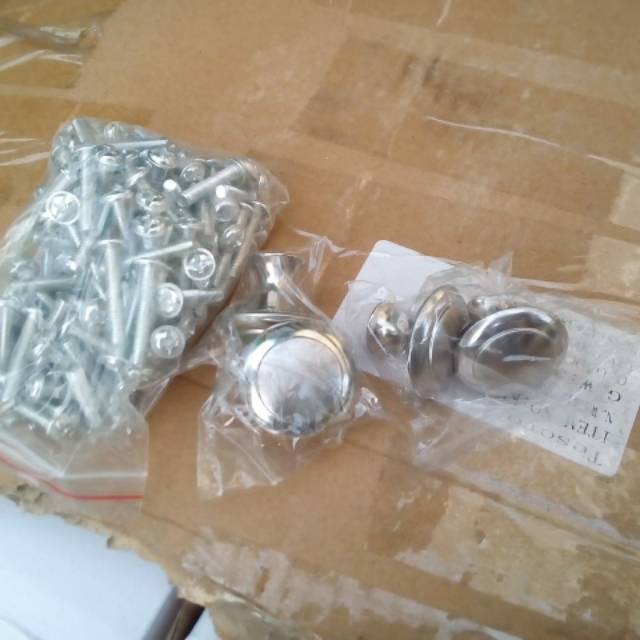 TARIKAN LACI ATAU LEMARI BULAT KNOB STAINLESS KNOB BAUT MUR