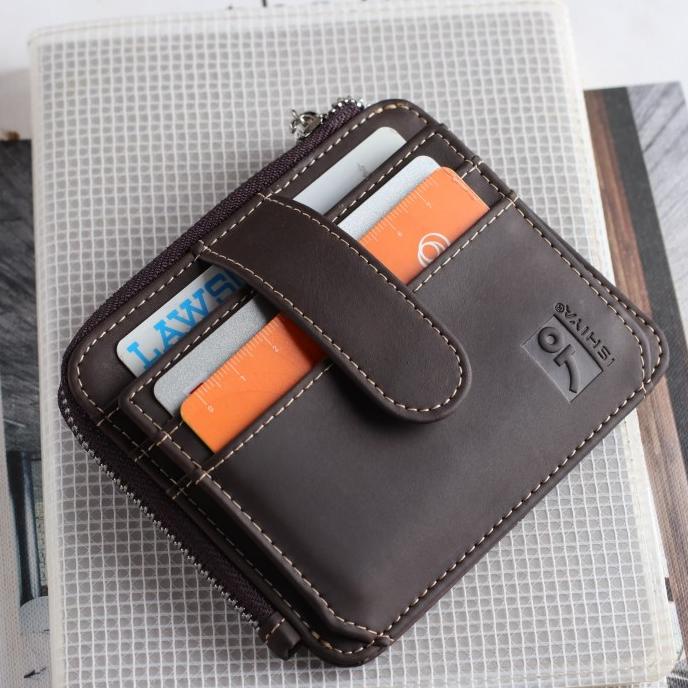 

SUPER SALE Dompet kulit asli | dompet kartu tipis crazy horse -ISHIYA VETO-