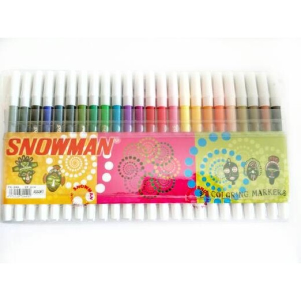 

Super Promo! Spidol 24 Warna Snowman atk