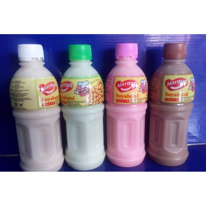 

naraya soya botol 320ml original/strawberry/coklat