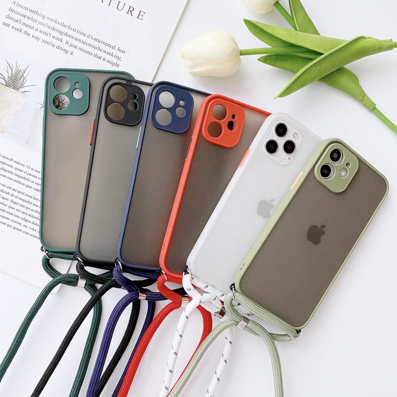 Xiaomi Redmi 8 8a 8a Pro 9 9a  Soft Case Tali Gantung Selempang Airo Full