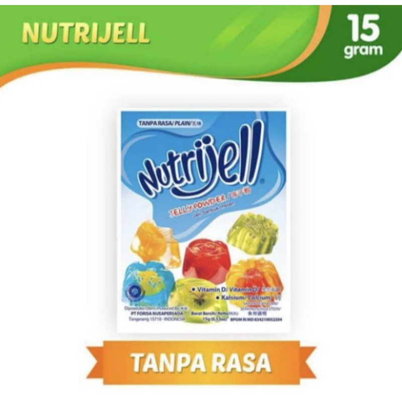 

Nutrijell Agar Agar Plain 15 gr
