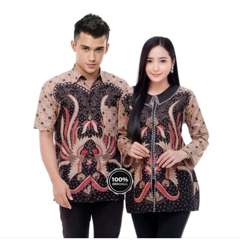 COUPLE BATIK NEW HEM BLUS BLOUSE TRENDING INTERNATIONAL COUPLE SERAGAM TERLARIS