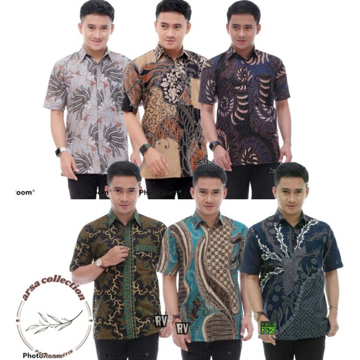 Batik Pria Lengan Pendek Motif Terbaru