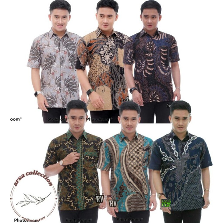 Batik Pria Lengan Pendek Motif Terbaru