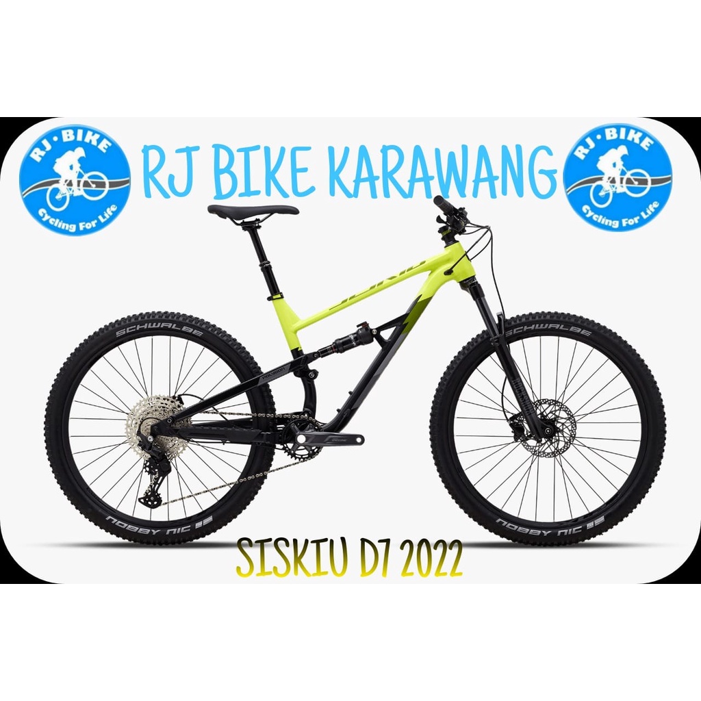 SEPEDA GUNUNG MTB 27.5&quot; POLYGON MTB SISKIU D7 GREEN BLACK