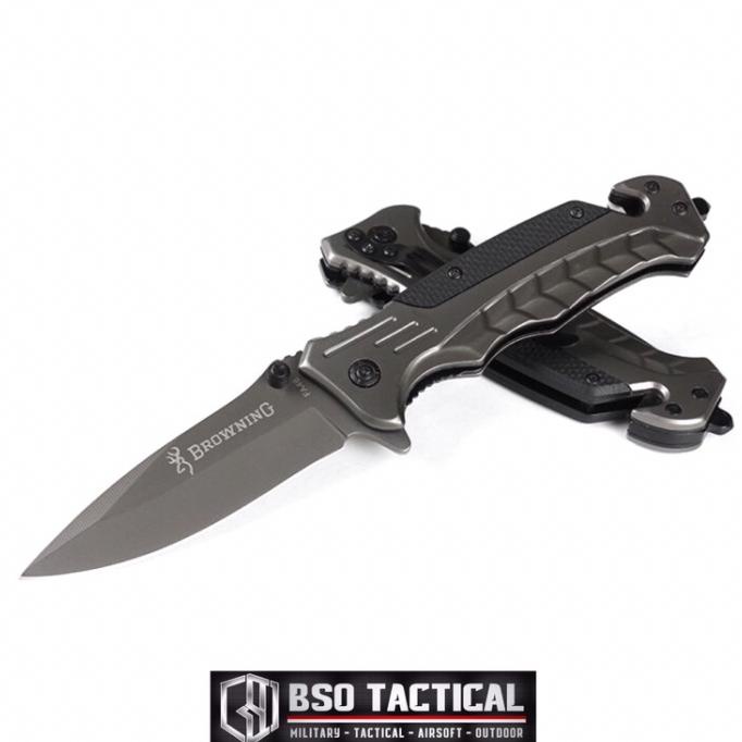 TERBARU Pisau Lipat Tactical Browning FA46 Titanium Outdoor Hunting Knife EDC