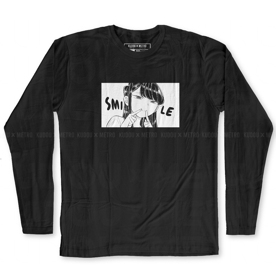 Longsleeve Komi-San Smile Komyushou desu Anime Manga Premium Unisex