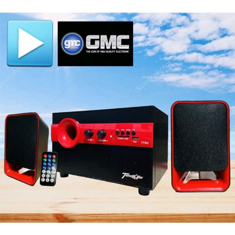 GMC Teckyo 778C Speaker Aktif Super Bass