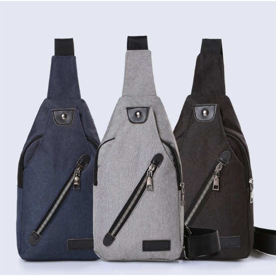 Tas Selempang Bahu IMPOR #32 Sling Cross Body Chest Bag Pria Wanita Slempang