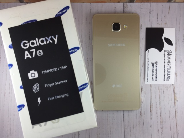 Samsung Galaxy A7 2016 Gold Mulus Sempurna Lengkap Bekas Garansi Resmi Shopee Indonesia