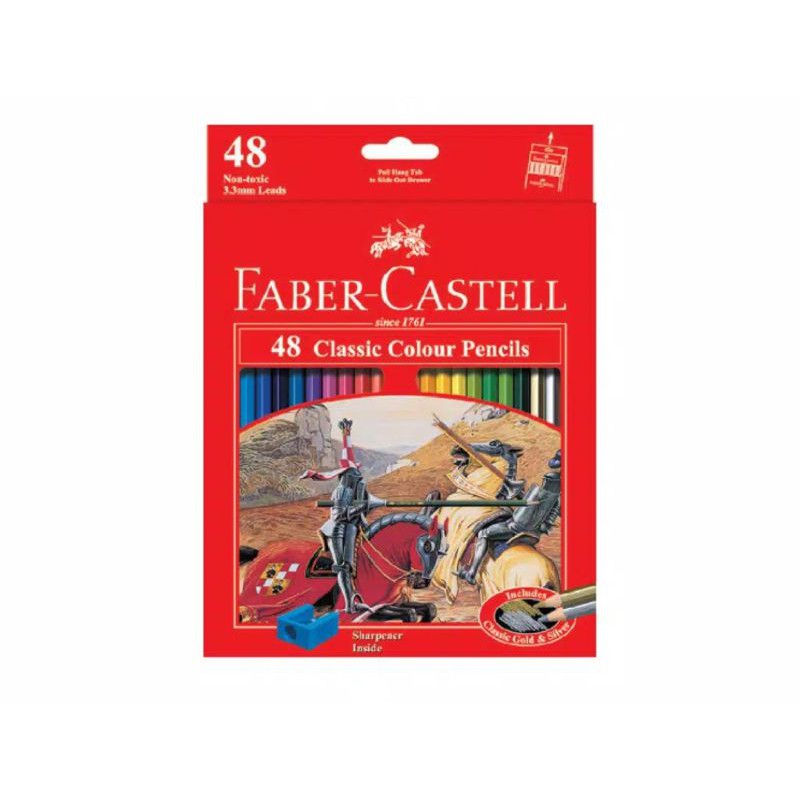 

MG - PENSIL WARNA CLASSIC FABER-CASTELL 48 WARNA PANJANG