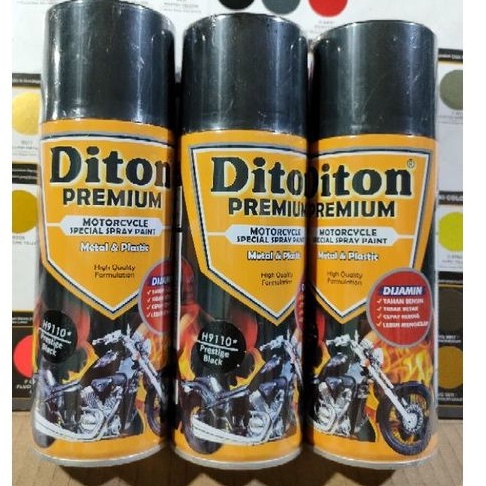 Pilok Pilox Cat Diton Premium Prestige Black 9110 Hitam Prestige 400cc Cat Semprot Diton Premium Tahan Bensin