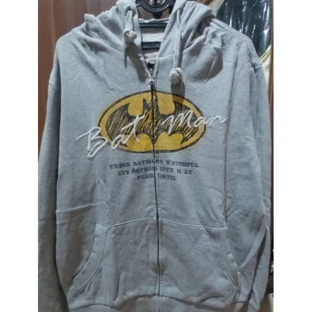 PRELOVED HODIE ZIPPER BRAND DOHC ORIGINAL BATMAN