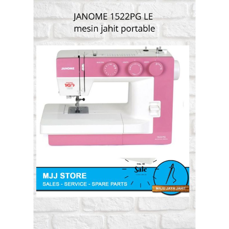 Janome 1522PG Mesin Jahit Portable Multifungsi