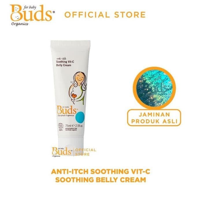 Buds Cherished Organics Anti-Itch Soothing Vit-C Belly Cream Perut Ibu