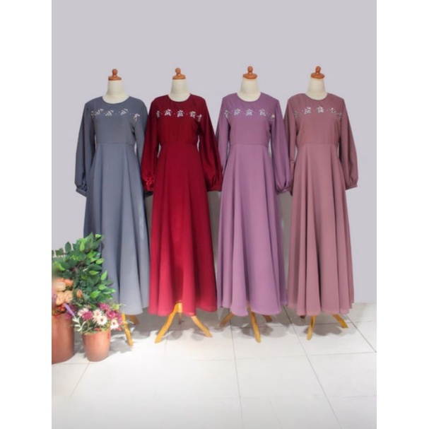 GAUN PESTA GAMIS TERBARU GAMIS MUSLIMAH