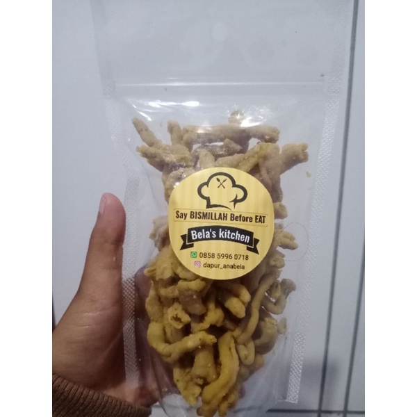 

Keripik usus/100 gram