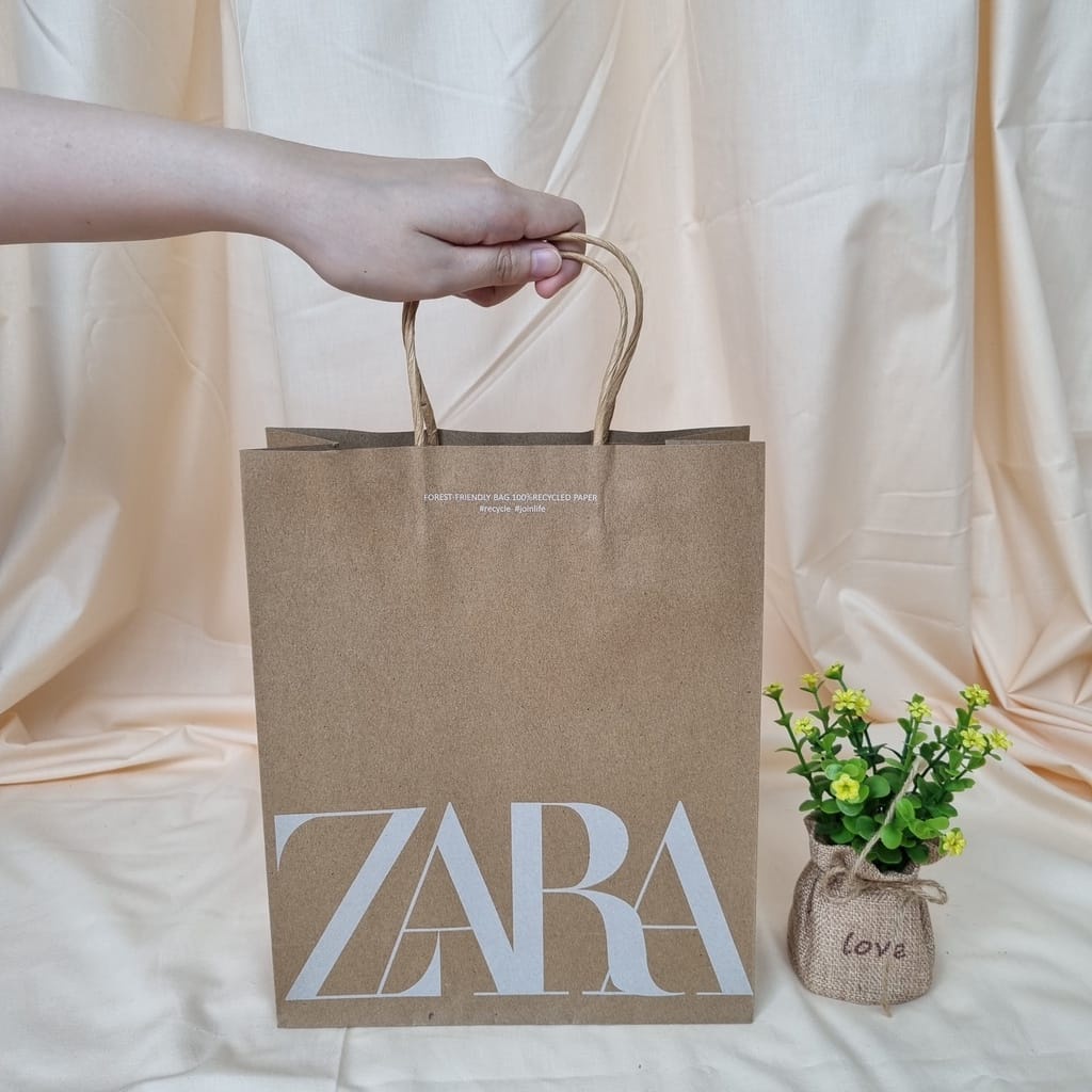 {PROMO} Paper bag Z4r4 Pembungkus Kado Tas Kado