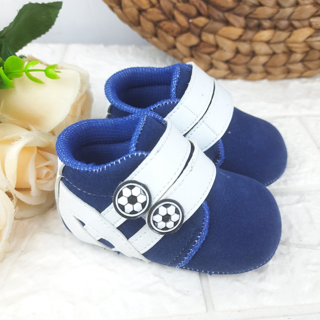 [TAMAN SEPATUKU] SEPATU TRENDY MURAH PREWALKER ANAK LAKI LAKI MOTIF BOLA JARING GPX07